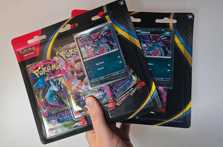 Pokémon TCG: Phantasmal Flames 3-Pack Blister, Hobby en Vrije tijd, Cursusmateriaal, Nieuw, Overige typen, Meerdere media, Ophalen of Verzenden