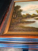 2 Schilderij van W. Schuller, Antiek en Kunst, Kunst | Schilderijen | Klassiek, Ophalen of Verzenden