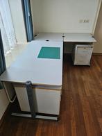 Modulair bureau voor kantoor of thuiswerkplek, Ophalen, Met wielen, Bureau
