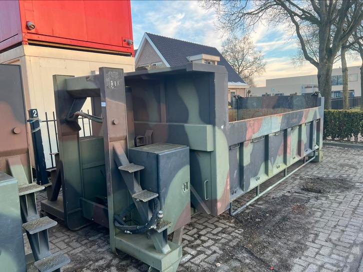 Haakarm container met kiep functie | 2 stuks, Zakelijke goederen, Machines en Bouw | Keten en Containers, Ophalen of Verzenden