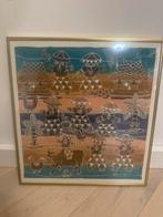 Ingelijste Batik - Kunsthandel Sticker, Ophalen of Verzenden