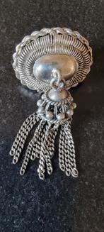 Zilveren Vintage Hanger bolletjes met Kettingen, 4 tot 7 cm, Gebruikt, Verzenden, Zilver