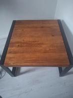 Salontafel mangohout, Huis en Inrichting, Tafels | Salontafels, Ophalen, 50 tot 100 cm, Vierkant, 50 tot 100 cm