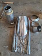 Dakdoorvoer RVS 180mm met Loodslap + Extra Stukken, Ophalen of Verzenden
