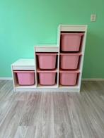 IKEA Trofast met roze bakken, 75 tot 100 cm, 90 tot 105 cm, Gebruikt, Minder dan 50 cm