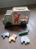 Auto vormenstoof jungle hout, Kinderen en Baby's, Speelgoed | Houten speelgoed, Gebruikt, Ophalen of Verzenden