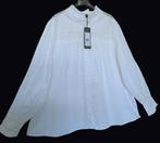 Nieuwe Off-White YESTA Broderie Blouse Mt 3-50/52, Ophalen of Verzenden, Blouse of Tuniek, Wit, Nieuw