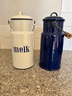 Emaille melkbusjes, Ophalen