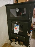 Houtkachel met oven 14.8 kw voor 360 m3 met vuurvaste stenen, Ophalen, Nieuw