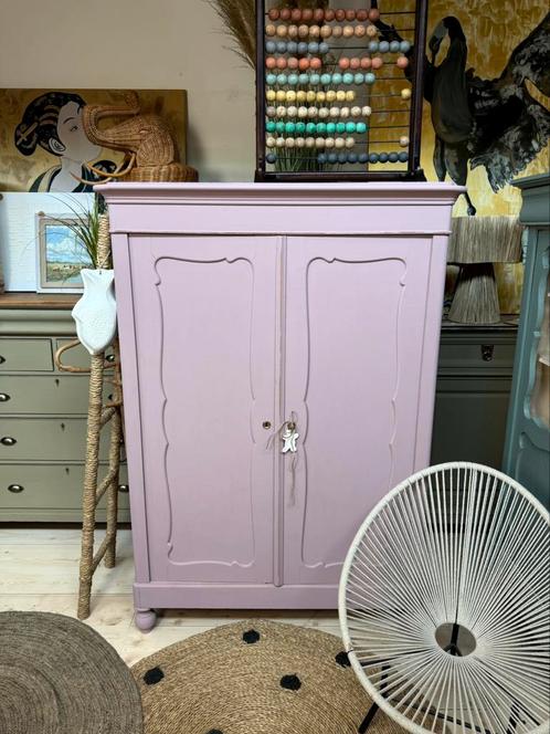 Biedermeier meidenkast linnenkast servieskast buffetkast, Kinderen en Baby's, Kinderkamer | Commodes en Kasten, Zo goed als nieuw