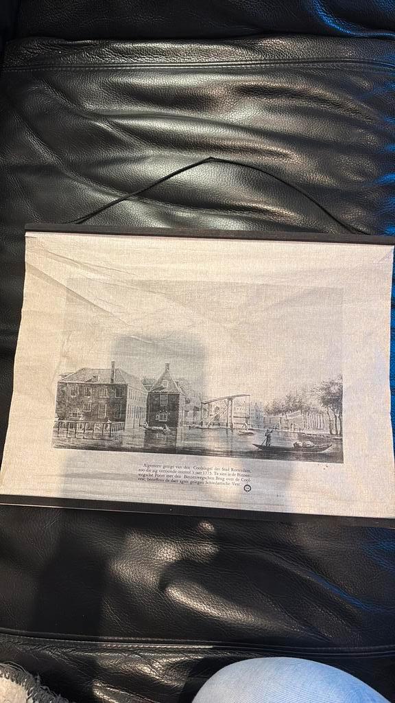 Coolsingel Rotterdam, Antiek en Kunst, Kunst | Etsen en Gravures, Ophalen of Verzenden