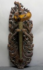 Blawong Keris BQ8 Kris houder standaard Naga draak Java Solo, Ophalen of Verzenden
