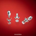 ZELDZAAM Pandora bedel Chinees God van Geluk met 14k goud, Ophalen, Zo goed als nieuw, Zilver, Pandora