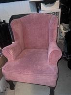 Gratis Roze fauteuil met oren, Ophalen, Gebruikt, Klassiek, 75 tot 100 cm