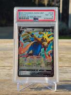 Pokémon - Zacian V - PSA 8, Ophalen of Verzenden, Losse kaart, Zo goed als nieuw