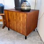 vintage tv meubel audiomeubel hout deurtje 60s 70s, Ophalen, Gebruikt, Mid century, -