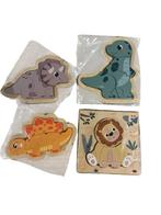 Houten Puzzels Set - Dieren en Dino's, Kinderen en Baby's, Speelgoed | Kinderpuzzels, 2 tot 4 jaar, Nieuw, Ophalen of Verzenden