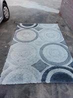 Modern vloerkleed met cirkelpatroon 176x233cm, Huis en Inrichting, Stoffering | Tapijten en Kleden, Grijs, Gebruikt, 100 tot 150 cm