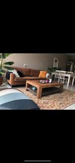 Houten salontafel, Huis en Inrichting, Tafels | Salontafels, Ophalen, Gebruikt, 100 tot 150 cm, 200 cm of meer