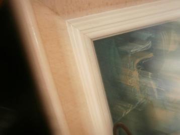 Mooie Ingelijste prent v/h Kantklossen naar Vermeer  beschikbaar voor biedingen