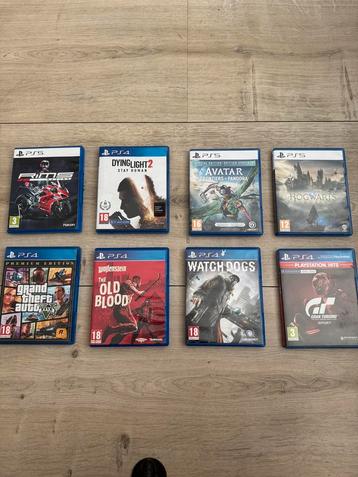 Playstation 5 en 4 spellen beschikbaar voor biedingen