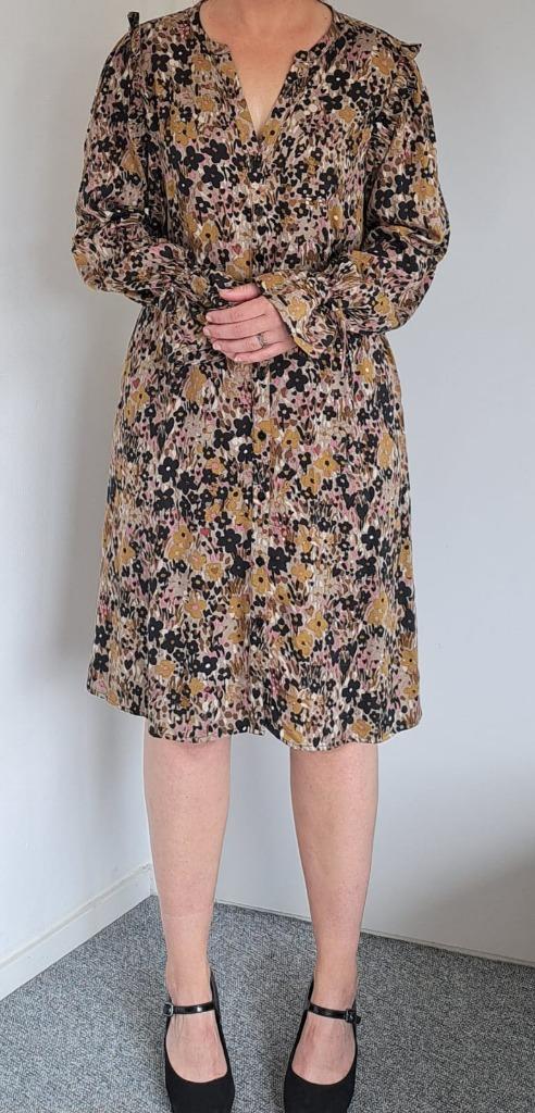 Fabienne Chapot Jurk Maat 42/L Strikdetails / keurige staat, Kleding | Dames, Jurken, Zo goed als nieuw, Maat 42/44 (L), Zwart