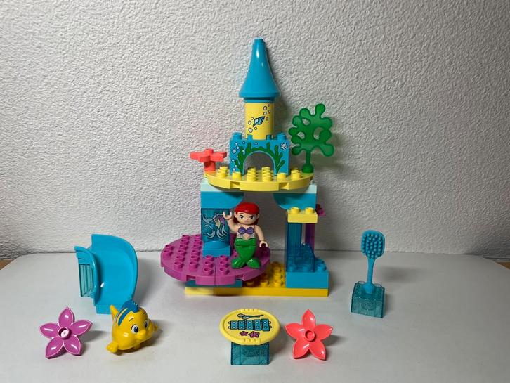 Duplo 10922 Ariëls Onderzeese Kasteel, Kinderen en Baby's, Speelgoed | Duplo en Lego, Zo goed als nieuw, Duplo, Ophalen of Verzenden