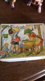 Vintage blokken puzzel, Ophalen of Verzenden, Gebruikt