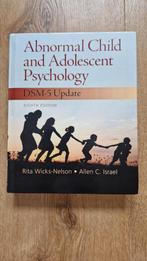 Abnormal Child And Adolescent Psychology, Ophalen of Verzenden, Zo goed als nieuw