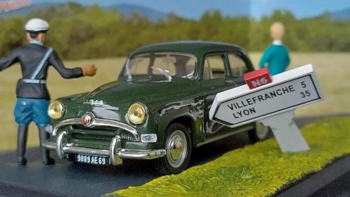 Simca Aronde 1:43 Diorama Route Bleue Macon Pol, Hobby en Vrije tijd, Modelauto's | 1:43, Nieuw, Auto, Verzenden