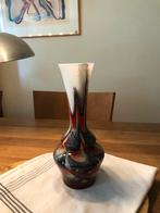 Murano opaline vaas Carlo Moretti bruin rood, Ophalen of Verzenden