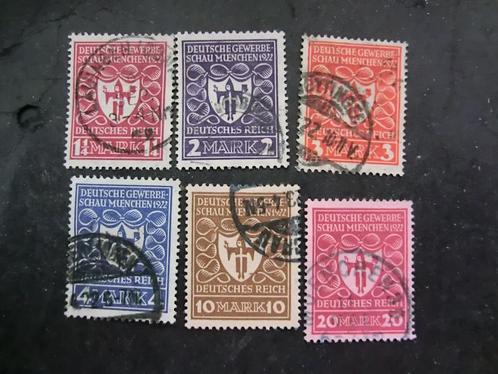 Duitse Rijk serie 199-204 Gestempeld., Postzegels en Munten, Postzegels | Europa | Duitsland, Gestempeld, Overige periodes, Ophalen of Verzenden