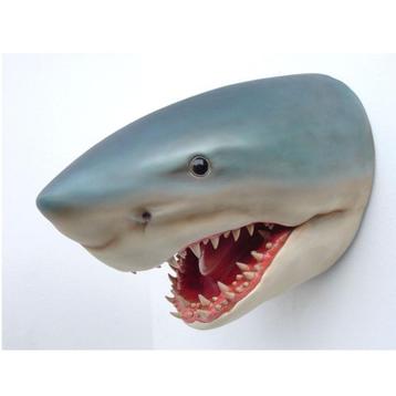 Shark head - Haai decoratie 85 cm beschikbaar voor biedingen
