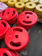 2 x 10 kg nieuwe halter schijven 30 mm gewichten, Halterschijven, Halter schijven, 30 mm, Ophalen of Verzenden