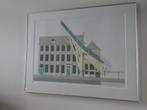 Zeefdruk Peter Dumas van de Stadskraan Vlaardingen, Ophalen
