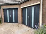 Openslaande, geïsoleerde garagedeuren op maat, Nieuw, Ophalen, Garagedeur, Glas