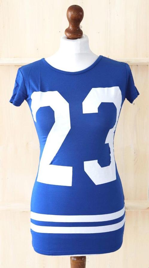 Top met print royal blaue maat S/M en div. kleuren (nieuw), Kleding | Dames, Tops, Nieuw, Maat 38/40 (M), Blauw, Korte mouw, Ophalen of Verzenden
