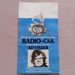 Leuke oude sticker.  RADIO-C&A.    AD VISSER., Verzamelen, Ophalen of Verzenden, Zo goed als nieuw, Overige typen
