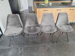 4 antraciet/grijze stoelen Kick Collection., Huis en Inrichting, Ophalen