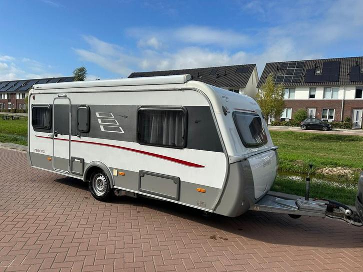 Eriba feeling 470 2013 mover/luifel/voortent/apparte bedden., Caravans en Kamperen, Caravans, Particulier, tot en met 4, 1000 - 1250 kg