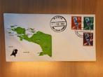 Ned Guinea FDC landkaart enveloppen zeldzaam Warsa Korido, Postzegels en Munten, Postzegels | Nederland, Na 1940, Ophalen of Verzenden