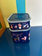 077 Nieuwe trommels van Tupperware kerst 2 stuks, Verzenden, Nieuw, Blauw, Bus of Trommel