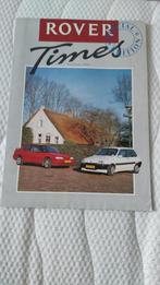 Folder Rover Times 1991, Ophalen of Verzenden, Zo goed als nieuw, Overige merken