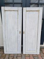 Oude Houten Deurpanelen - Set van Twee, Ophalen, Gebruikt, Minder dan 80 cm, Binnendeur