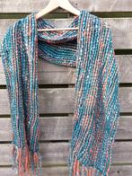 Handgemaakte sjaal merino en katoen, Kleding | Dames, Mutsen, Sjaals en Handschoenen, Ophalen of Verzenden, Nieuw, Sjaal