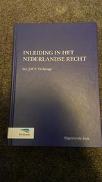 J.W.P. Verheugt - Inleiding in het Nederlandse recht, Verzenden, Zo goed als nieuw, J.W.P. Verheugt