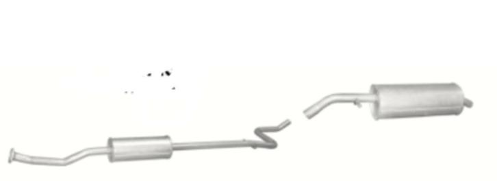 UITLAAT middendemper einddemper CITROEN C3 1.4, Auto diversen, Overige Auto diversen, Verzenden