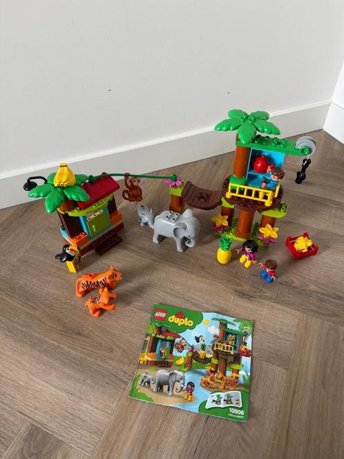 ZGAN Lego Duplo Tropisch Eiland set 10906 dierentuin stenen, Kinderen en Baby's, Speelgoed | Duplo en Lego, Zo goed als nieuw