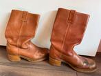 Bruine leren laarzen maat 43, Kleding | Dames, Schoenen, Bruin, Lage of Enkellaarzen, Ophalen of Verzenden, Gedragen