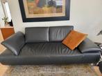 Koinor bank Volare (2 ½ zits) donker grijs / zwart leer, Huis en Inrichting, Banken | Bankstellen, Ophalen, Gebruikt, Tweepersoons